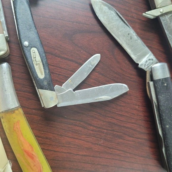 Vintage Antique Knife Lot Case XX Buck Old Timer Schrade Nice Lot LOOK!! - Picture 7 of 9